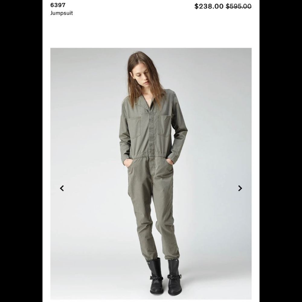 6397 Jumpsuit slouchy long sleeve notched lapel